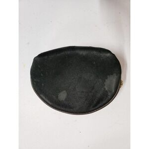 Terrida Bag One Size Black/Brown Geniune Leather Zipper Organizer Travel Pouch